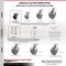 Service Caster Tool Box Caster Wheel Set 4'' Glass Filled Nylon Swivel Casters, 4PK TOOL-SCC-30CS420-GFNB-TLB-2-R-2 - alternate 2